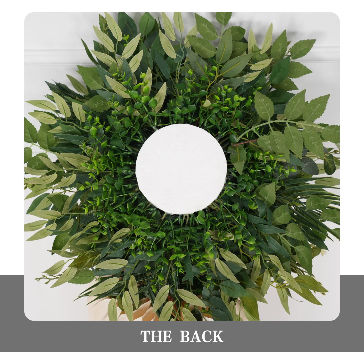 Uflower Green Leaf Table Centerpiece Floral Ball Wedding Table Decoration